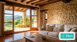 Casa de segona residència al Baix Montseny neta i a punt, amb el porxo endreçat i vistes al Montseny